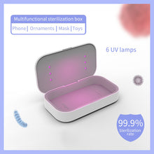 Load image into Gallery viewer, Antibacterial UV Sterilizer &amp; Wireless Charger Box