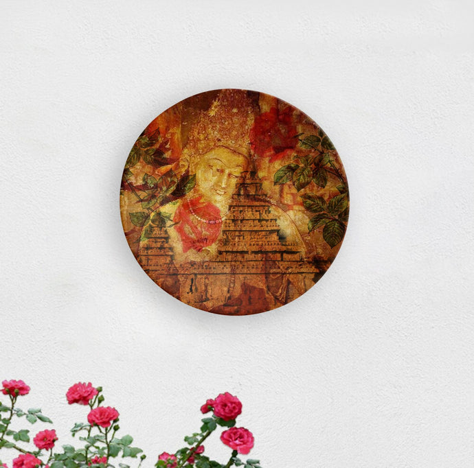 Buddha Caves Decorative Wall Plate