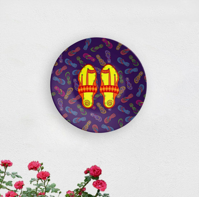 Chappal Decorative Wall Plate