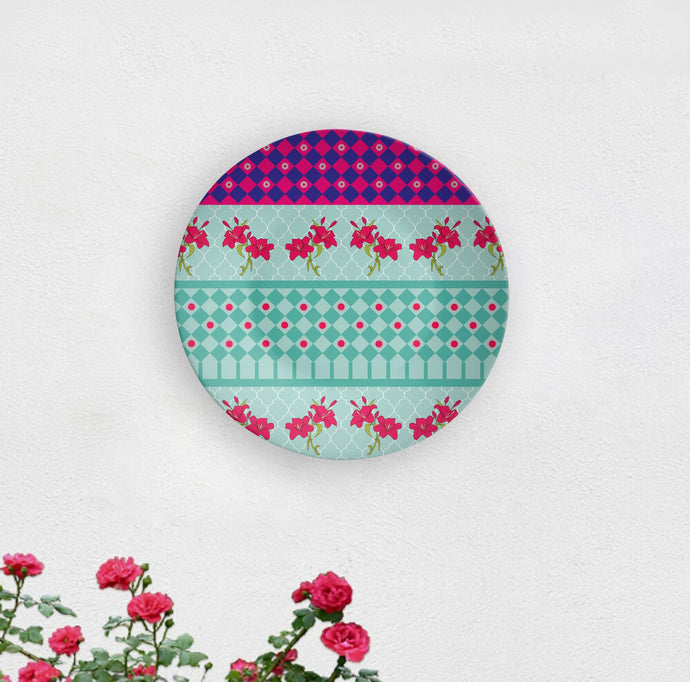 Happy Petals Decorative Wall Plate