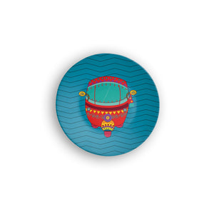 Indian Rickshaw Decorative Wall Plate