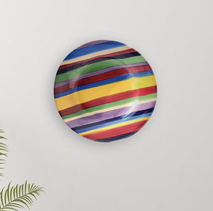 Colourful Strokes Decorative Wall Plate