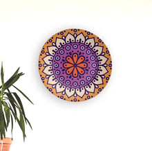 Load image into Gallery viewer, Yellow Divine Abstract Decorative Wall Plate