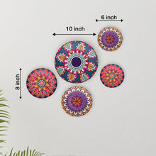 Load image into Gallery viewer, Mandala Abstract Decorative Wall Plates - Set of 5