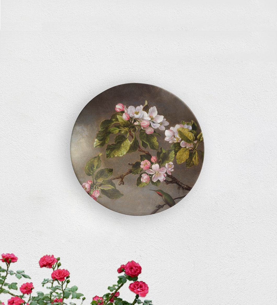 Arstistic Flower Stroke Decorative Wall Plate