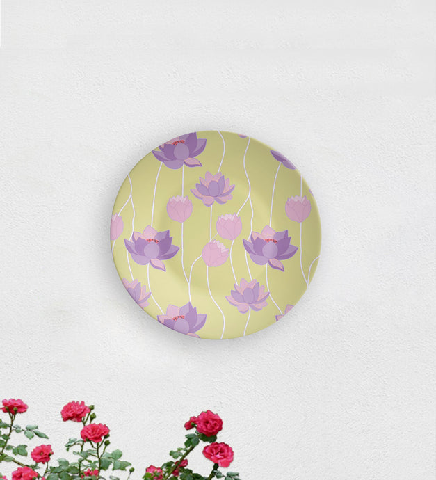 Strings of Floral Decorative Wall Plate