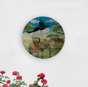 Mughal Safari Decorative Wall Plate