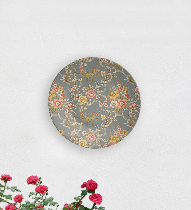 Grey tinge of Art Decorative Wall Plate