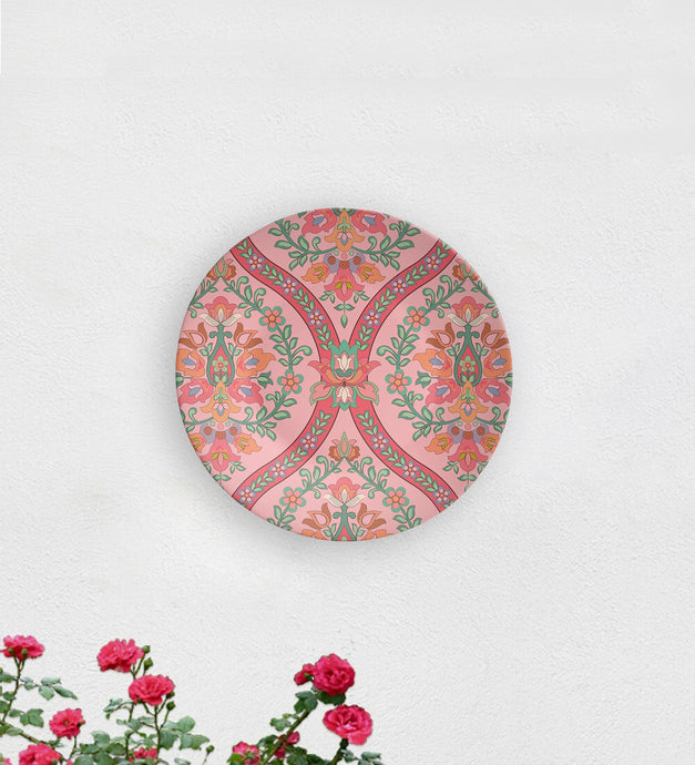 Pink Overide Block Decorative Wall Plate