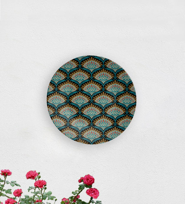 Black Motif Overall Decorative Wall Plate