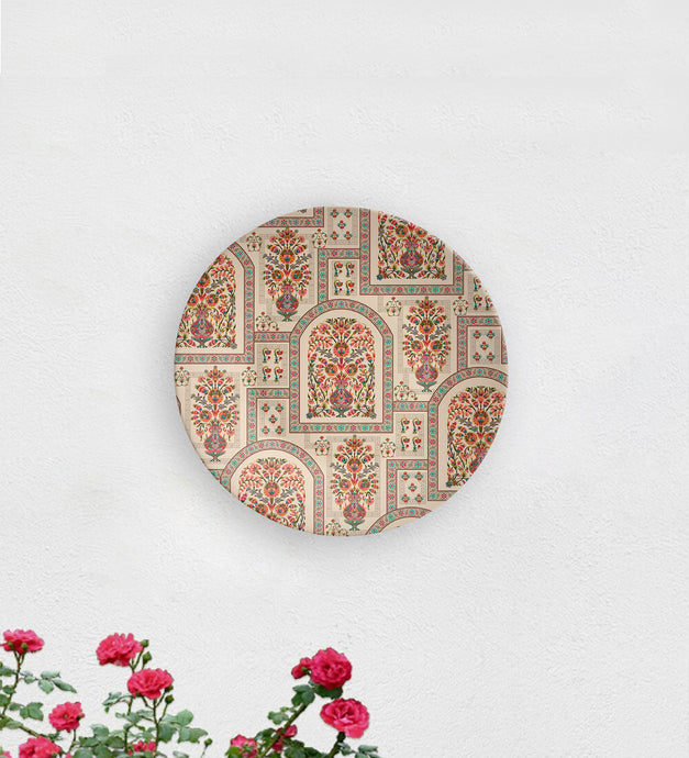 Floral Within History Decorative Wall Plate