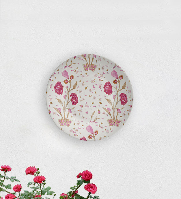 Aura of Floral Dash Decorative Wall Plate