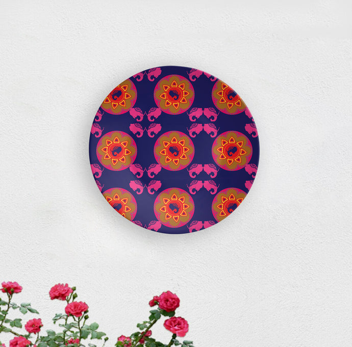 Purple Paradise Decorative Wall Plate