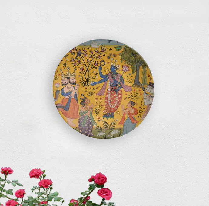 Vishnu Avatar Decorative Wall Plate